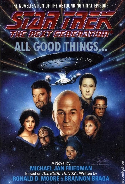 Star Trek TNG The Next Generation ALL GOOD THINGS  Full Size PIN 